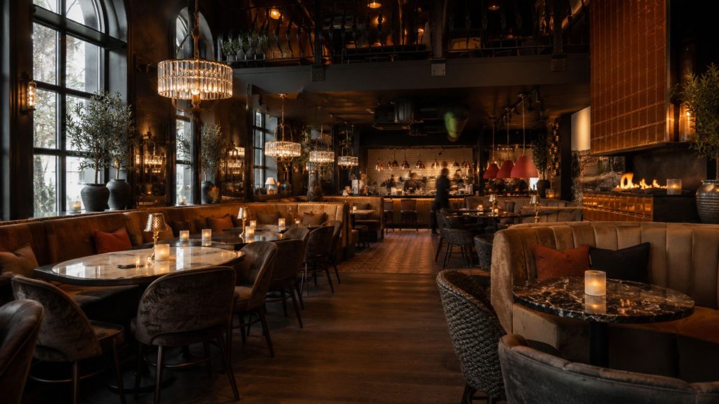 Interiør til restaurant